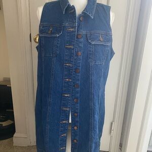 Universal Thread Blue Denim Sleeveless Dress